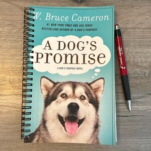 Secret Journal “A Dog’s Promise” 📚Handmade journal from an old book